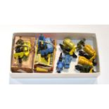 Benbros 3 AA Motorcycle yellow in TV Series box (G box G-F) three others one yellow and two deep
