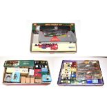 Lledo, Corgi And Others A Collection Of Assorted Boxed Models together with a small display frame of