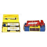 Matchbox Majorpacks M8 Mobilgas Petrol tanker and M9 Inter State double freighter (both E boxes E-G)