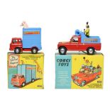 Corgi Chipperfields Circus Two Models 503 Giraffe transporter and 487 Land Rover Parade Vehicle with