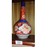 Imari bottle vase