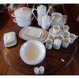 1960's Arzberg 2050 china coffee set and dinner ware, inc. tureens and bowls, stamped 'Grand Prix