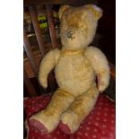 Large vintage teddy bear, approx. 2ft long
