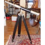 Modern telescope on tripod