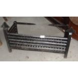 Forged steel fire grate
