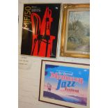 Two colourful posters for the Monterey Jazz Festival, 2003 and 2007