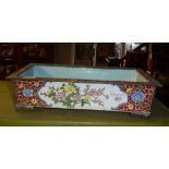 Chinese enamelled plant trough