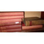 The Times History of the War, 7 vols, published 1915, together with a Fox's Book of Martyrs