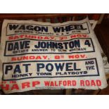 Old poster for the Wagon Wheel - Midlands Greatest Country & Western Club