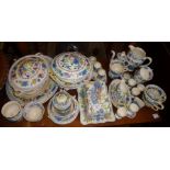 Large quantity of Mason's Regency pattern table ware, inc. some rare pieces, jam pot, cruet set, egg