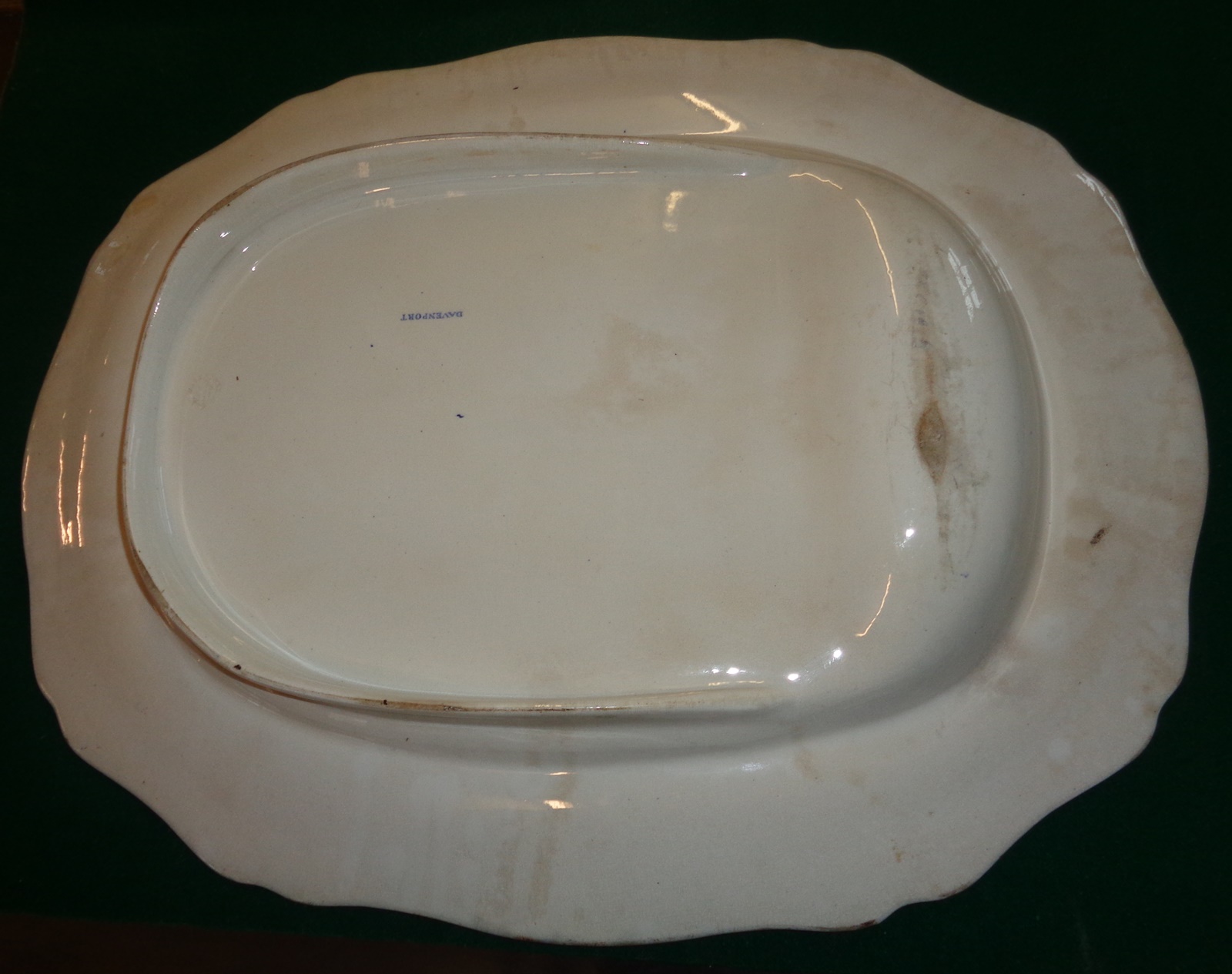 Quantity of blue and white transfer decorated meat platters and plates - Image 4 of 6