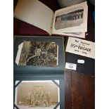 The History of the 89th Brigade 1914-18, F.C. Stanley, and album of photo postcards, inc. of