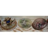Royal Worcester 'World of Bears' plates, and other similar wall plates