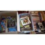Three large boxes of assorted 1970's, 1980's and 1990's vinyl single records