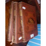 Three Victorian volumes of Goldsmiths "Animated Nature"