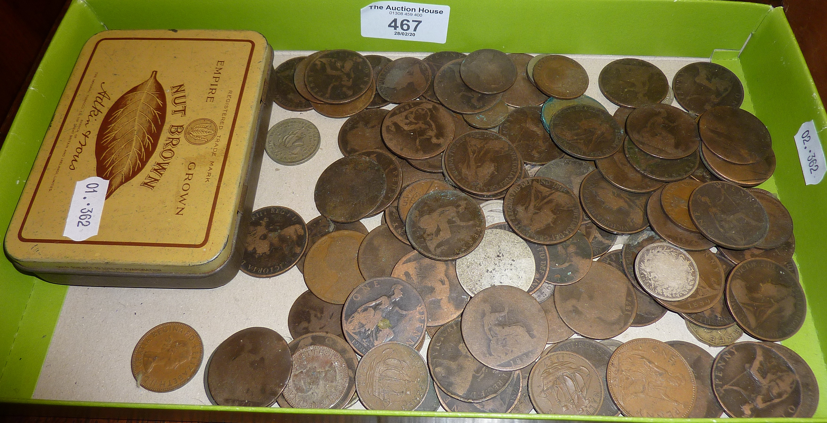 Assorted old British coins
