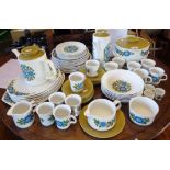Extensive 1960's J. & G. Meakin "Studio" china dinner service with similar tea and coffee