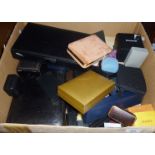 Large box of assorted jewellery and ring boxes