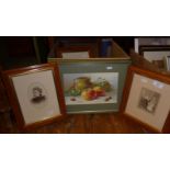 Assorted framed photographs