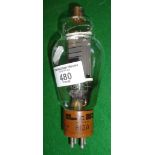 A large radio transmitting vacuum tube valve, No 812A by L & R of USA