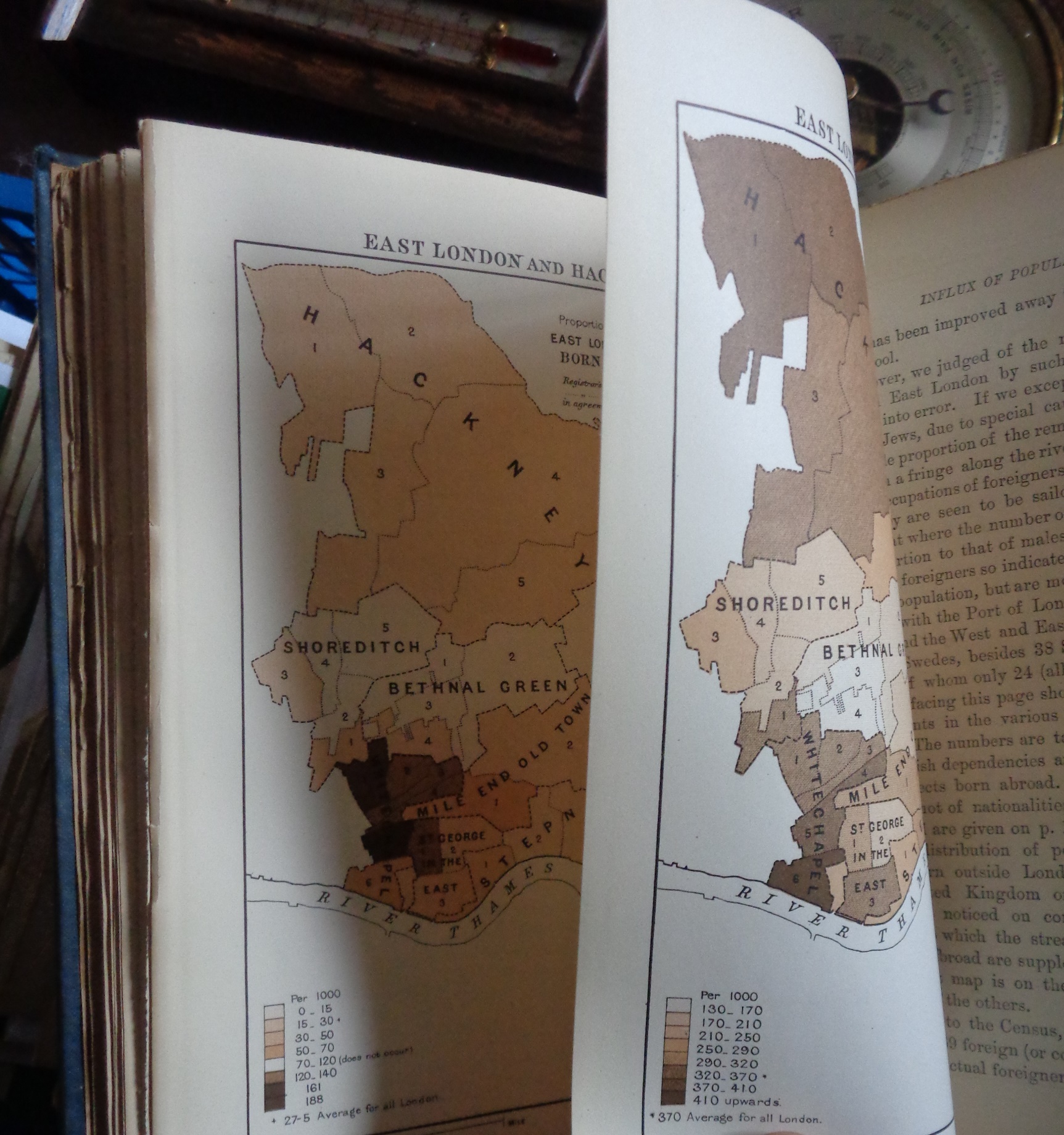 Nine books by Charles Booth, inc. 1891 "Labour & Life of the People", 2 vols, half leather - Image 5 of 5