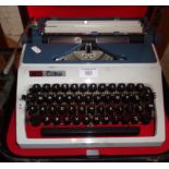 Vintage retro portable typewriter