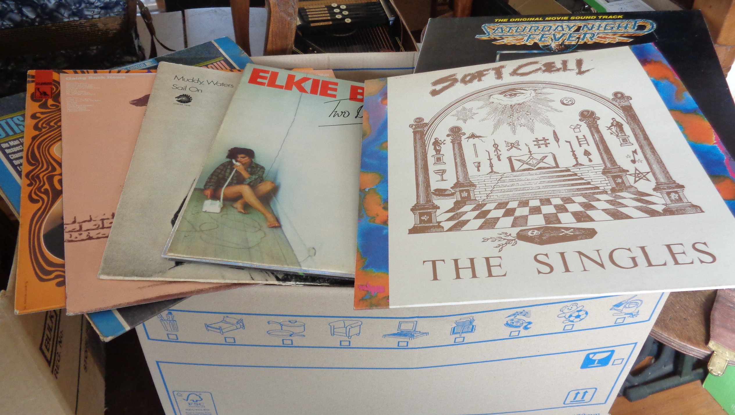 Box of vinyl LP's, c. 1970's and 80's - Image 2 of 2
