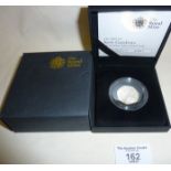 Royal Mint 2009 UK Kew Gardens 50 pence Piedfort silver proof coin, in original box with COA