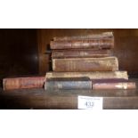 Small quantity of antiquarian books, loose boards (A/F)