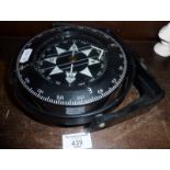 A Heath Marine boat compass on gimbals