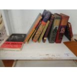 Shelf of assorted books
