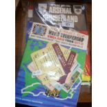 1966 World Cup Souvenir programme, other football programmes and tickets