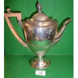 Victorian Adams style silver coffee pot hallmarked London 1881, maker WBJ, approx. 18oz