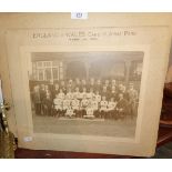 Original team photograph of the 1909-10 Exeter Rugby Team (later Chiefs) together with the team
