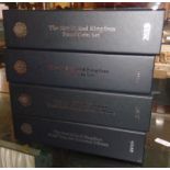 Four Royal Mint United Kingdom proof coin sets, Collection Editions, years 2016, 2017, 2018 and