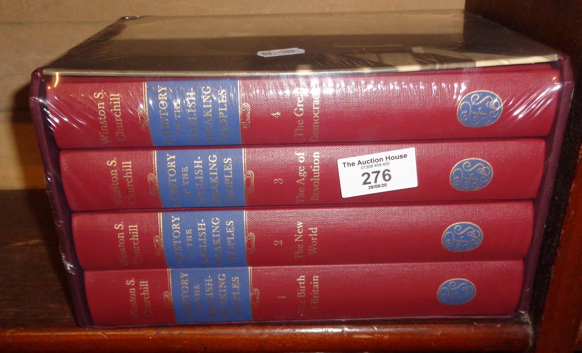 Churchill Folio set, sealed, of his "History of the English Speaking Peoples"