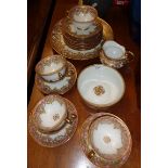 Noritake tea set with sandwich plates