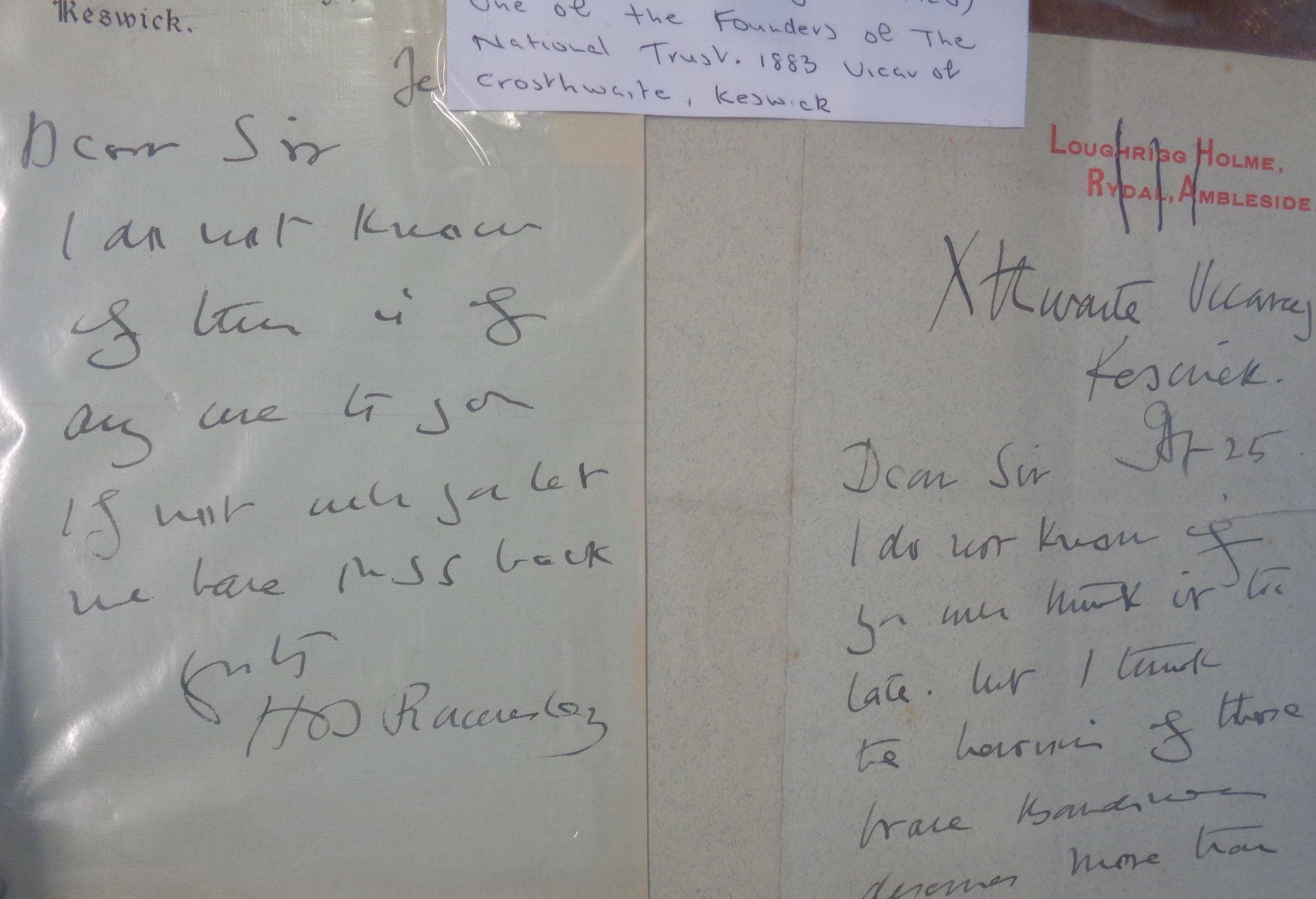 Assorted early 20th c. letters and notes from various journalists, authors, politicians etc. - Image 17 of 18