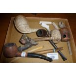 Collection of vintage smoker's pipes, makes inc. Peterson, Jacob and Lytewaite, together with a 19th