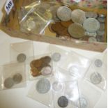 Box of assorted British coins