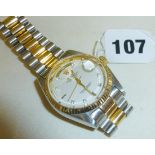 A replica Rolex Day-Date Oyster wrist watch