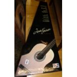 A Jose Ferrer classical guitar in box