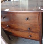 Chest of three drawers