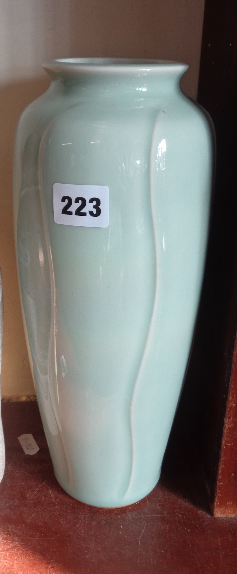 Japanese Celadon vase, 30cm