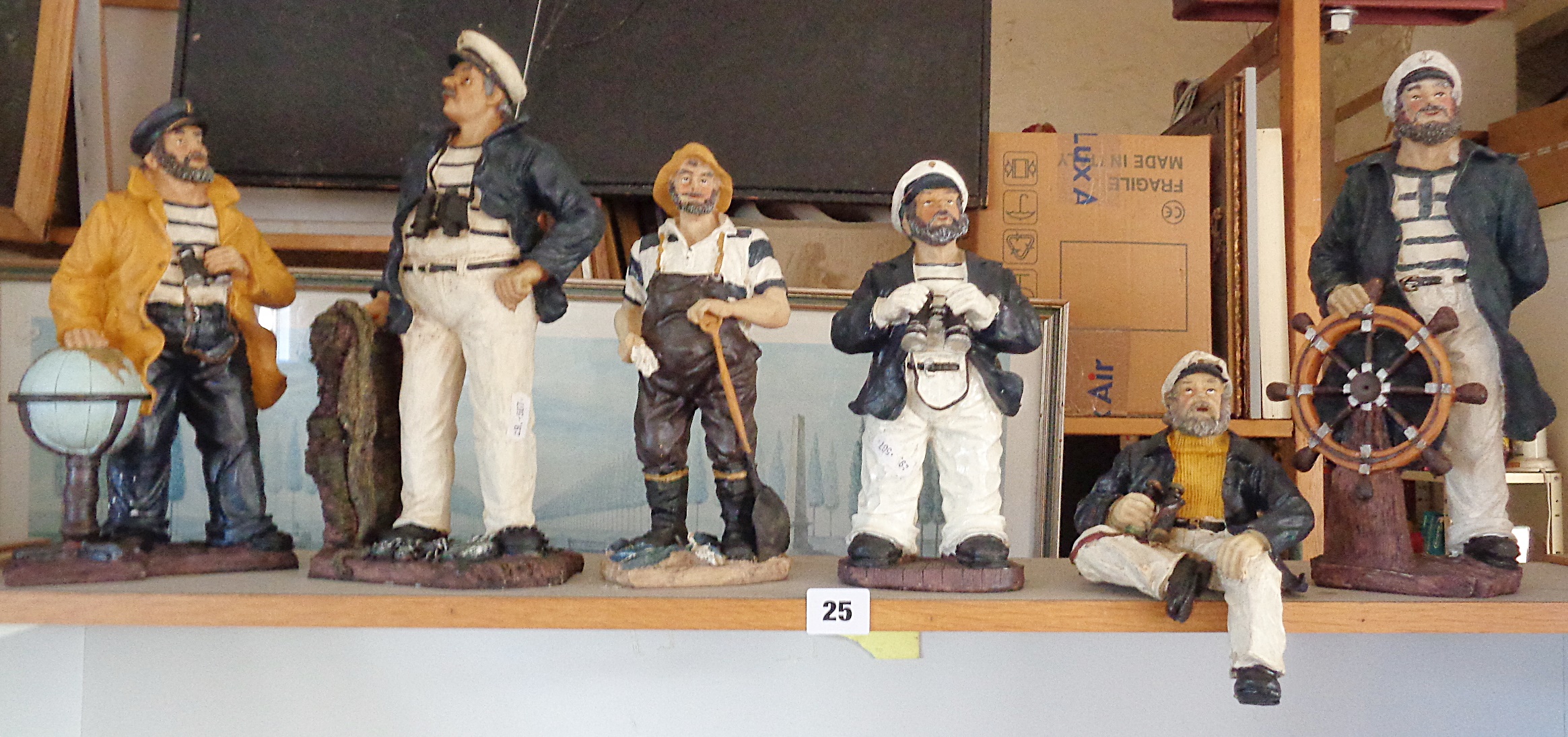 Six figures of jolly seamen