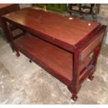 Two tier convertible buffet table with formica tops