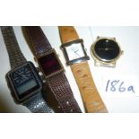 Four vintage wrist watches, two digital - Kurfurst and Buler. Other two watches Sindaco and