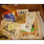 Box of paper ephemera