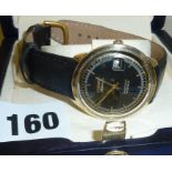 Vintage Longines 10k gold filled gent's five star Admiral wrist watch in case (appears to be