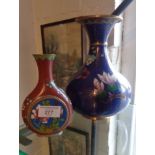 Two Cloisonné vases